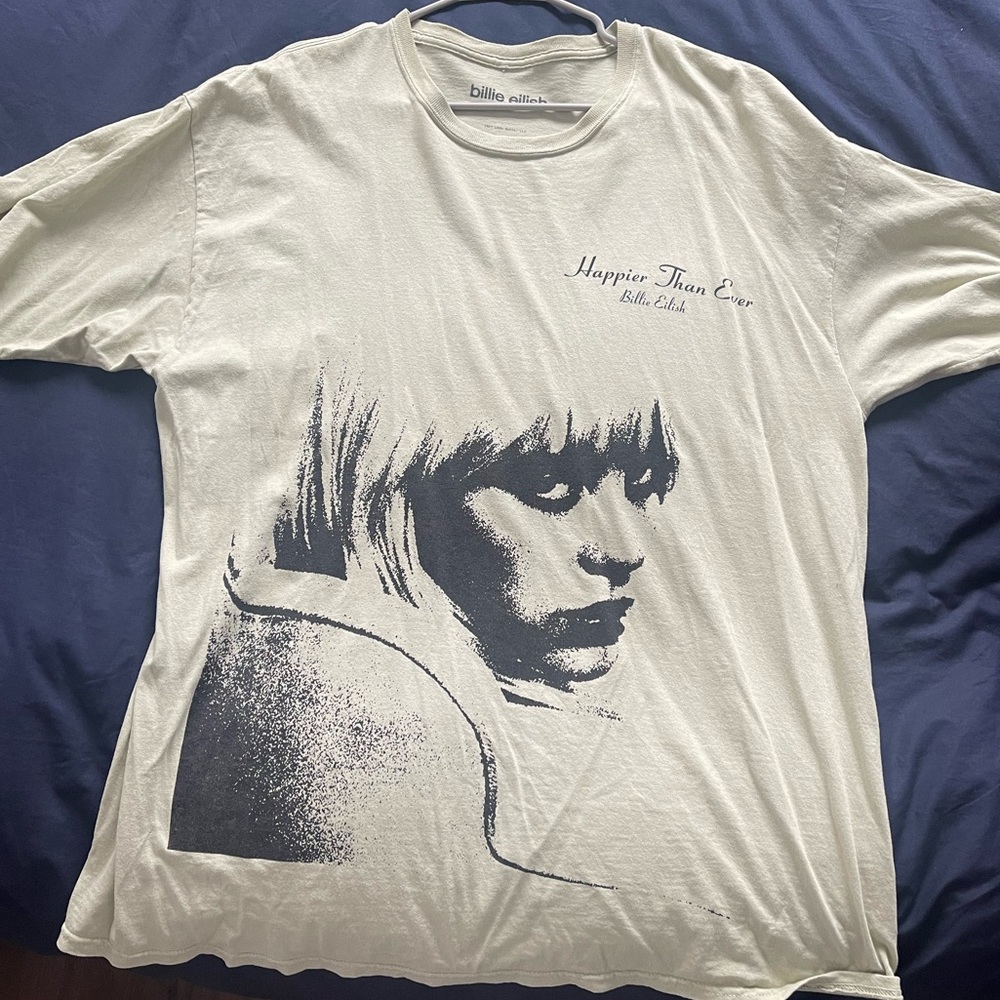 Billie Eilish Happier Than Ever Graphic Tee Oversized Fit - Hot Topic Sold Out